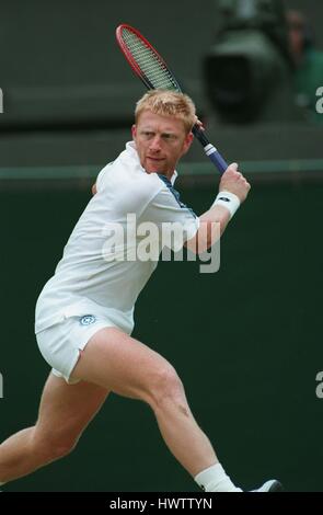 BORIS BECKER WIMBLEDON 5. Juli 1995 Stockfoto