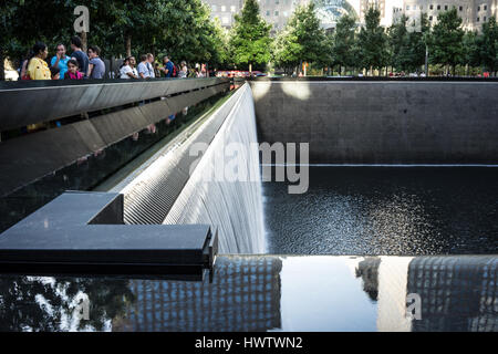 9/11 Memorial in Manhattan Stockfoto