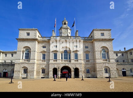 London, England, Vereinigtes Königreich. Horse Guards Parade - der Household Cavalry Museum Stockfoto