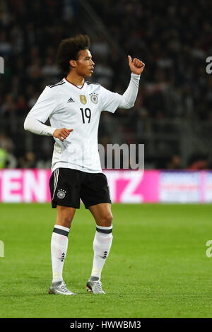 Dortmund, Deutschland. 22. März 2017. Deutschlands Leroy Sané während der internationalen Fußball-freundlich-match zwischen Deutschland und England im Signal Iduna Park in Dortmund, Deutschland, 22. März 2017. Foto: Christian Charisius/Dpa/Alamy Live News Stockfoto