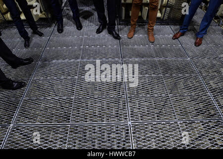 Pressekonferenz am Öffnung Nachhall freie Kammer der Firma Honeywell in Brno, Tschechische Republik, 23. März 2017. (Foto/Vaclav Salek CTK) Stockfoto