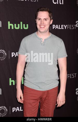 Los Angeles, CA, USA. 23. März 2017. Josh Vokey im Ankunftsbereich für ORPHAN schwarz im 34. jährlichen Paleyfest in Los Angeles, der Dolby Theater in Hollywood und Highland Center, Los Angeles, CA 23. März 2017. Bildnachweis: Priscilla Grant/Everett Collection/Alamy Live-Nachrichten Stockfoto