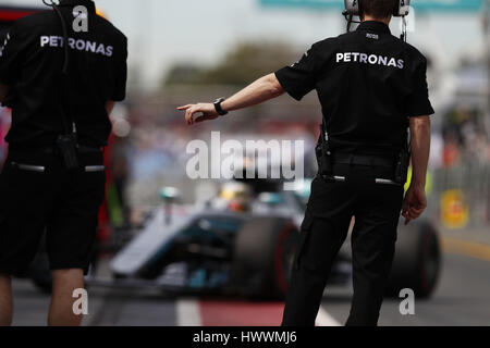 Melbourne, Australien. 24. März 2017. Motorsport: FIA Formel 1 World Championship 2017, Grand Prix von Australien, Credit: Dpa/Alamy Live-Nachrichten Stockfoto