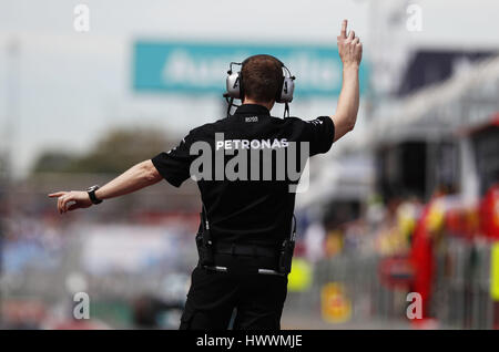 Melbourne, Australien. 24. März 2017. Motorsport: FIA Formel 1 World Championship 2017, Grand Prix von Australien, Credit: Dpa/Alamy Live-Nachrichten Stockfoto