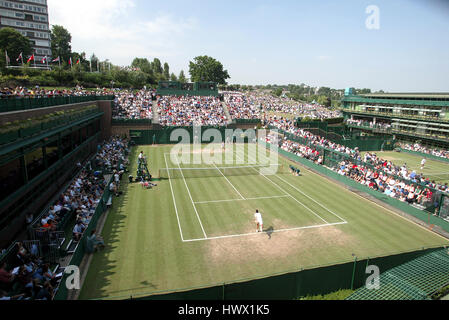 COURT 18 WIMBLEDON CHAMPIONSHIPS 2003 WIMBLEDON LONDON ENGLAND 26 Juni 2003 Stockfoto