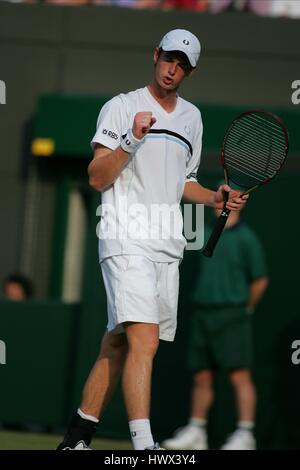 ANDREW MURRAY ENGLAND WIMBLEDON 23. Juni 2005 Stockfoto