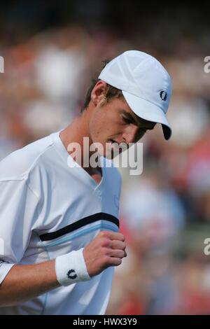 ANDREW MURRAY ENGLAND WIMBLEDON 23. Juni 2005 Stockfoto