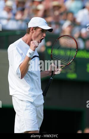 ANDREW MURRAY ENGLAND WIMBLEDON 23. Juni 2005 Stockfoto