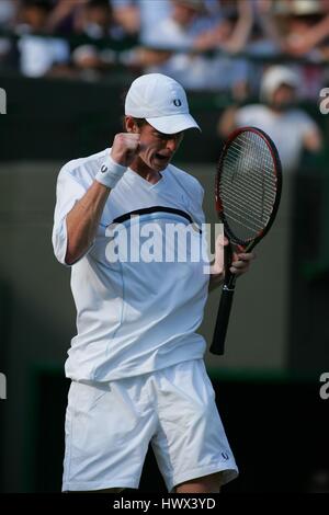 ANDREW MURRAY ENGLAND WIMBLEDON 23. Juni 2005 Stockfoto