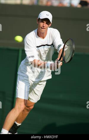 ANDREW MURRAY ENGLAND WIMBLEDON 23. Juni 2005 Stockfoto