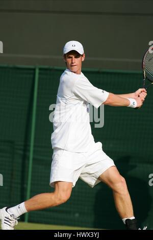 ANDREW MURRAY ENGLAND WIMBLEDON 23. Juni 2005 Stockfoto