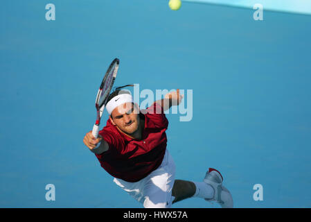 ROGER FEDERER SWIZERLAND Athen Griechenland 17. August 2004 Stockfoto