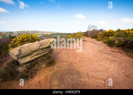 Die Spitze der Thurstaston Country Park, Wirral, NW, UK Stockfoto