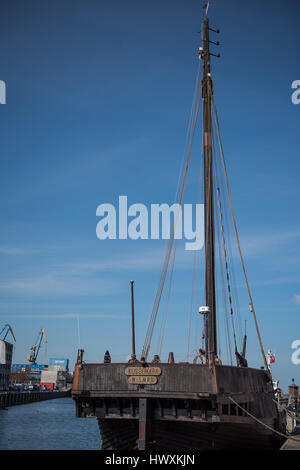 Wismar, Hansestadt, Wismarer Kogge, Schiff, Schiff, Hafen, hafen Stockfoto