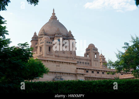 Der Maharadscha Umaid Bhawan Palace in Jodhpur, Rajasthan, Indien Stockfoto