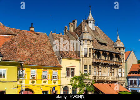 Traditionelles Haus in Sighisoara, Rumänien Stockfoto