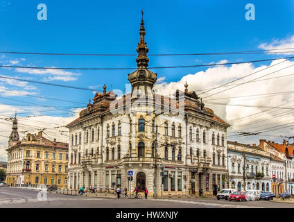 Palast von Babos in Cluj-Napoca-Rumänien Stockfoto