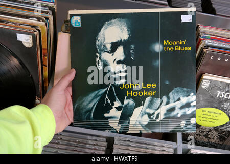 Album: John Lee Hooker - Moanin' Blues Stockfoto