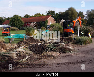 GARTENGESTALTUNG BEI RHS WISLEY UK Stockfoto