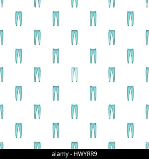 Männer Jeans Muster, Cartoon-Stil Stock Vektor