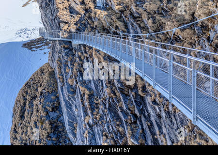 Erstens: Cliff Walk, Grindelwald, Bern, Schweiz, Europa Stockfoto