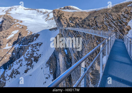 Erstens: Cliff Walk, Grindelwald, Bern, Schweiz, Europa Stockfoto