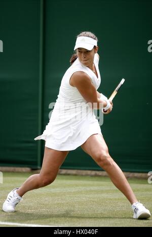 ANA IVANOVIC Serbien WIMBLEDON LAWN TENNIS CLUB LONDON ENGLAND 27. Juni 2007 Stockfoto