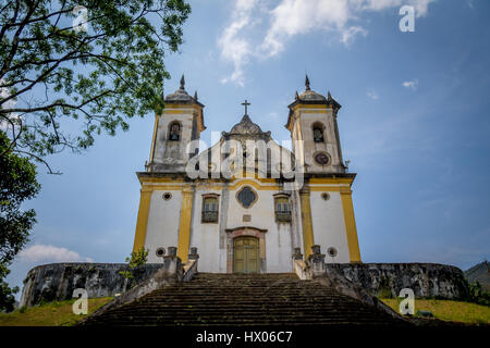 Sao Francisco de Paula Kirche in Ouro Preto - Minas Gerais, Brasilien Stockfoto