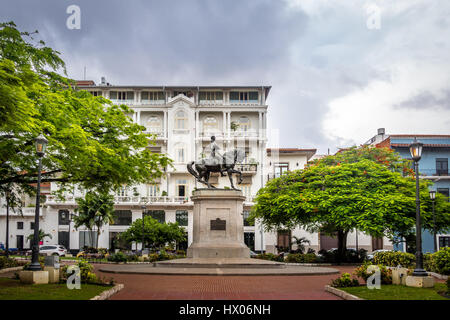 Tomas Herrera Square - Panama-Stadt, Panama Stockfoto