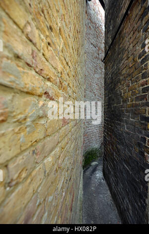 Squeeze Darm Alley, Whitstable, Kent Stockfoto