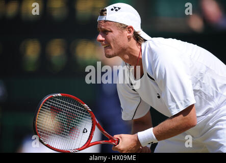 LLEYTON HEWITT Australien WIMBLEDON LONDON ENGLAND 25. Juni 2009 Stockfoto