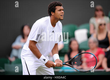 JO-WILFRIED TSONGA Frankreich WIMBLEDON LONDON ENGLAND 22. Juni 2009 Stockfoto