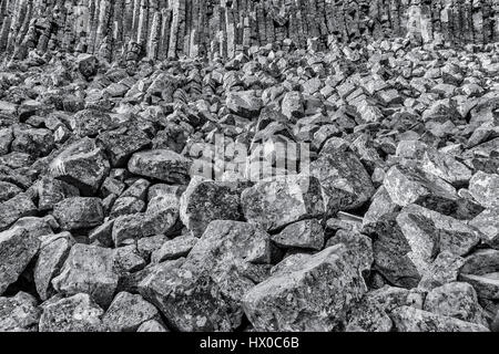 Sheepeater Klippe im Yellowstone-Nationalpark, Wyoming Stockfoto