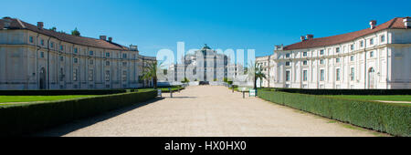 Die eindringliche Residenz des Königshauses Savoyen in Stupinigi, ein UNESCO-Weltkulturerbe seit 1997 Stockfoto