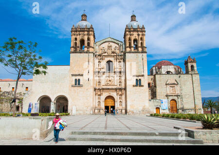 Kirche von Santo Domingo de Guzman, Zentrum, Oaxaca, Mexiko Stockfoto