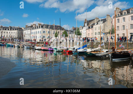 Vannes (Bretagne, Nord-West-Frankreich): die Marina Stockfoto