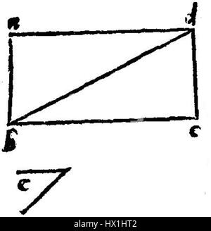 *Euklid 036v a* bezieht sich auf eine Seite aus einer alten Handschrift von Euklids *Elementen*, einem grundlegenden Text in der Geometrie. Die Manuskriptseite bietet Einblicke in die mathematischen Ideen der Klassik. Stockfoto