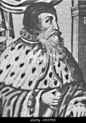 Friedrich II. Von Preußen, auch bekannt als Friedrich der große, war eine Schlüsselfigur der europäischen Geschichte. Seine Herrschaft umfasste militärische Innovationen und bedeutende kulturelle Fortschritte, einschließlich seiner Rolle in der Schlacht von Legnica. Stockfoto