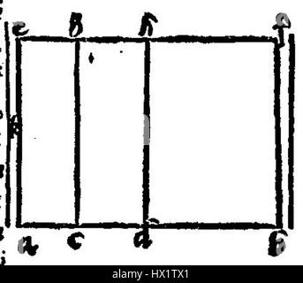 „Euclid 041r“ bezieht sich auf eine Seite aus einem Manuskript von Euklids „Elementen“, einem grundlegenden Werk in der Geometrie. Das Manuskript enthält geometrische Diagramme und Theorien, die die Mathematik seit Jahrhunderten beeinflusst haben. Stockfoto