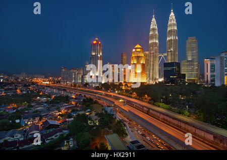 Kuala Lumpur City View Stockfoto