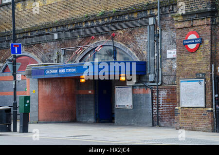 Goldhawk Road London u-Bahn Station Stockfoto