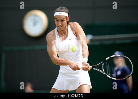 CAROLINE GARCIA Frankreich Frankreich der ALL ENGLAND TENNIS CLUB WIMBLEDON LONDON ENGLAND 27. Juni 2013 Stockfoto