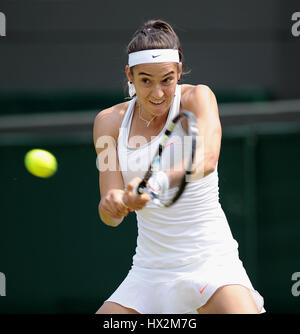 CAROLINE GARCIA Frankreich Frankreich der ALL ENGLAND TENNIS CLUB WIMBLEDON LONDON ENGLAND 27. Juni 2013 Stockfoto