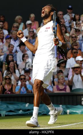 DUSTIN BROWN Tennisspieler der ALL ENGLAND TENNIS CLUB WIMBLEDON LONDON ENGLAND 2. Juli 2015 Stockfoto