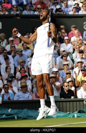 DUSTIN BROWN Tennisspieler der ALL ENGLAND TENNIS CLUB WIMBLEDON LONDON ENGLAND 2. Juli 2015 Stockfoto