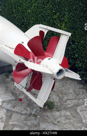 Torpedo-Rakete-Propeller. Stockfoto