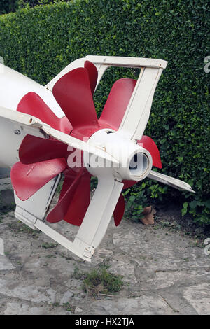 Torpedo-Rakete-Propeller. Stockfoto