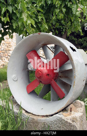 Torpedo-Rakete-Propeller. Stockfoto