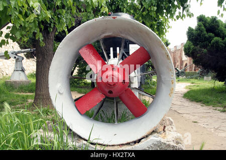 Torpedo-Rakete-Propeller. Stockfoto