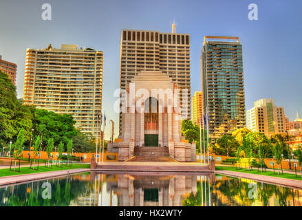 ANZAC War Memorial in Hyde Park in Sydney, Australien Stockfoto